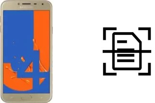 Numériser un document sur un Samsung Galaxy J4 (2018)