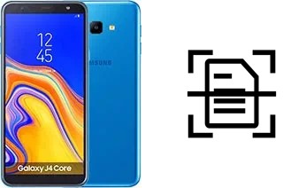 Numériser un document sur un Samsung Galaxy J4 Core