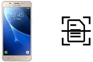 Numériser un document sur un Samsung Galaxy J5 Metal