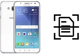 Numériser un document sur un Samsung Galaxy J5