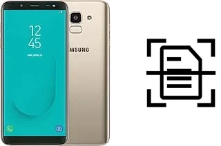 Numériser un document sur un Samsung Galaxy J6