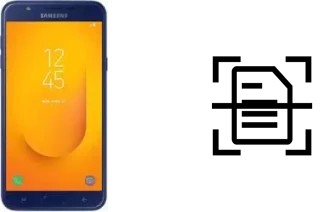 Numériser un document sur un Samsung Galaxy J7 Duo (2018)