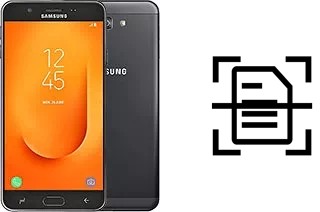 Numériser un document sur un Samsung Galaxy J7 Prime 2