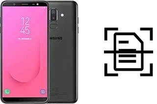 Numériser un document sur un Samsung Galaxy J8