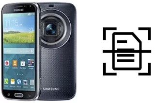 Numériser un document sur un Samsung Galaxy K zoom