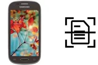 Numériser un document sur un Samsung Galaxy Light