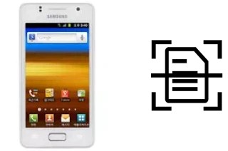 Numériser un document sur un Samsung Galaxy M Style M340S