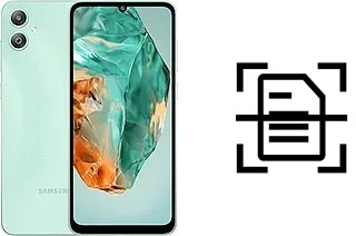 Numériser un document sur un Samsung Galaxy M05