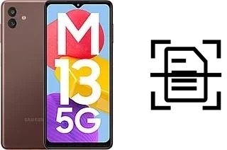 Numériser un document sur un Samsung Galaxy M13 5G