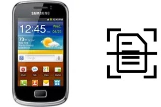 Numériser un document sur un Samsung Galaxy mini 2 S6500