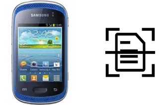 Numériser un document sur un Samsung Galaxy Music S6010