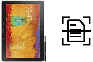 Numériser un document sur un Samsung Galaxy Note 10.1 (2014 Edition)