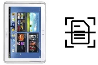 Numériser un document sur un Samsung Galaxy Note 10.1 N8010