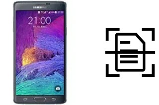 Numériser un document sur un Samsung Galaxy Note 4 Duos