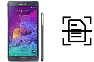 Numériser un document sur un Samsung Galaxy Note 4