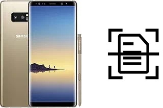 Numériser un document sur un Samsung Galaxy Note8