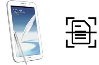 Numériser un document sur un Samsung Galaxy Note 8.0 Wi-Fi