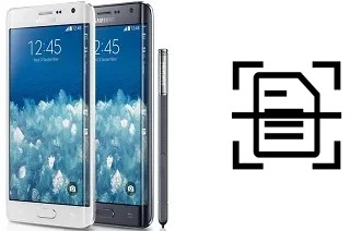 Numériser un document sur un Samsung Galaxy Note Edge