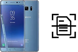 Numériser un document sur un Samsung Galaxy Note FE