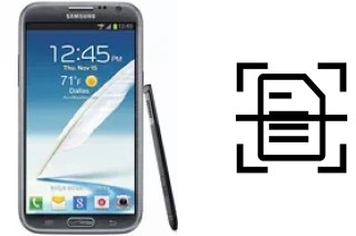 Numériser un document sur un Samsung Galaxy Note II CDMA