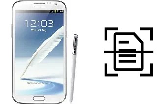 Numériser un document sur un Samsung Galaxy Note II N7100