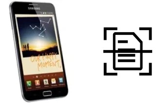 Numériser un document sur un Samsung Galaxy Note N7000