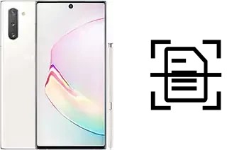 Numériser un document sur un Samsung Galaxy Note10