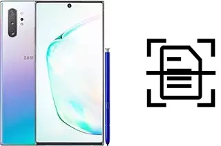 Numériser un document sur un Samsung Galaxy Note10+