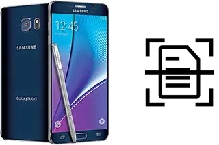 Numériser un document sur un Samsung Galaxy Note5 (USA)