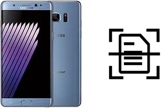 Numériser un document sur un Samsung Galaxy Note7