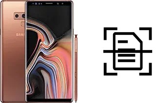 Numériser un document sur un Samsung Galaxy Note9