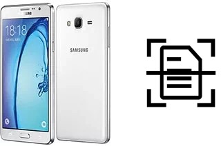 Numériser un document sur un Samsung Galaxy On7 Pro