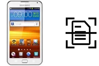 Numériser un document sur un Samsung Galaxy Player 70 Plus