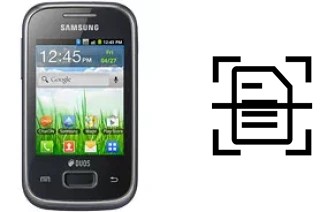 Numériser un document sur un Samsung Galaxy Pocket Duos S5302