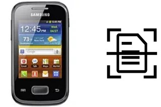 Numériser un document sur un Samsung Galaxy Pocket S5300