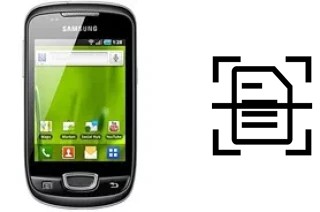 Numériser un document sur un Samsung Galaxy Pop Plus S5570i