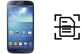 Numériser un document sur un Samsung I9500 Galaxy S4