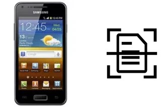 Numériser un document sur un Samsung I9070 Galaxy S Advance