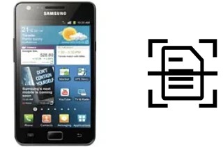 Numériser un document sur un Samsung Galaxy S II 4G I9100M