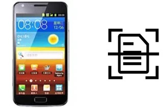 Numériser un document sur un Samsung I929 Galaxy S II Duos