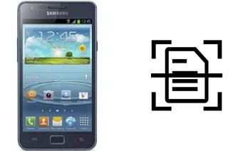 Numériser un document sur un Samsung I9105 Galaxy S II Plus