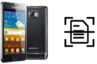 Numériser un document sur un Samsung I9100 Galaxy S II