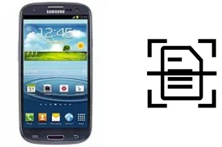 Numériser un document sur un Samsung Galaxy S III I747