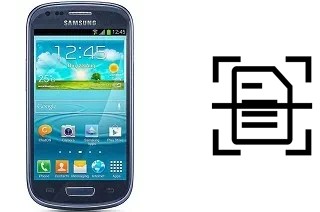 Numériser un document sur un Samsung I8190 Galaxy S III mini