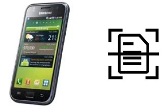 Numériser un document sur un Samsung I9000 Galaxy S