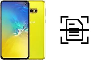 Numériser un document sur un Samsung Galaxy S10e