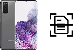 Numériser un document sur un Samsung Galaxy S20