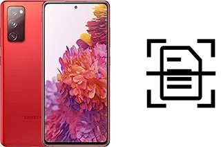 Numériser un document sur un Samsung Galaxy S20 FE
