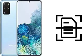 Numériser un document sur un Samsung Galaxy S20+ 5G