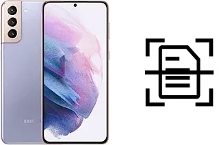 Numériser un document sur un Samsung Galaxy S21+ 5G